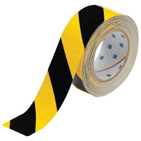 BRADY Brady 262-104317 2 in. X 100 ft. B514 Blk- Ylw Floor Tape 262-104317